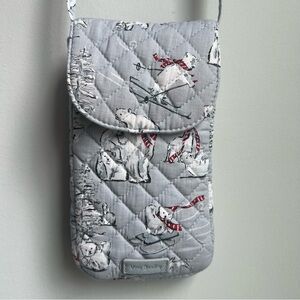 Vera Bradley Carson Cellphone Crossbody in Beary Merry